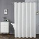 thumbnail image 1 of Xiao Hua Cortinas de ducha para baño, de tela lavable, impermeables, color blanco, 1 of 4