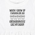 thumbnail image 4 of Inktastic Future Orthodontist Baby Girls Baby Dress, 4 of 5