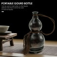 thumbnail image 2 of NUAHRHY Gourd Water Bottle with Lid and Tassel Rope Leakproof Gourd Beverage Container Water Bottle Portable Gourd Sport Water Bottle Natural Travel Water Bottle for Home, 2 of 8