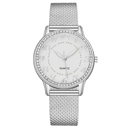 Clearance Now! HIMIWAY Sweatshirt Dress Sleek Quartz Watch for Everyday Wear Luxury Quartz Watches Women Watches