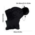 thumbnail image 4 of jobturf Beanie Hats for Women Windproof 3 in 1 Balaclava Face Mask Soft Comfy Warm Winter Hats Fashion Cute Pom Poms Skull Cap for Cold Weather, 4 of 5