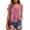Pink, variant on Fgnfyis T Shirts for Women Women's Casual Summer T Shirts Short Sleeve V Neck Tops Womens Tops White S