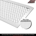 thumbnail image 3 of APS Compatible with Nissan Armada 2008-2015 Logo Show Main Upper Lower Bumper Stainless Steel Chrome Mesh Front Grill Grille Insert Combo N77779T, 3 of 3