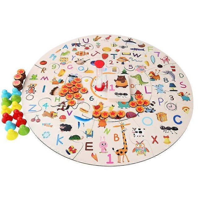 1 piece Little Detective Party Children's Educational Parent-child Interactive Tabletop Game Picture Finding Early Education Jigsaw Puzzle Toy Thinkin
