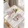 thumbnail image 5 of Orange Brown Eucalyptus Leaves Placemats Set of 8, Botanical Farm Rustic Wood Placemats for Dining Table, Place Mats for Kitchen Tabletop, Waterproof Wipeable Dining Table Mats Set, 5 of 9