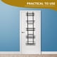 thumbnail image 4 of Estante de almacenamiento colgante para colgar sobre la puerta con 5 cestas y estantes de metal para cocina, baño, despensa y artículos de tocador., 4 of 4