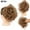 A, variant on High Temperature Silk Synthetic Messy Bun Wig with Elastic Band Natural Fiber Hairpiece