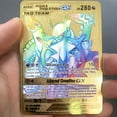 thumbnail image 3 of Newest metal Cards English Golden 10000 Arceus Rainbow Vmax Koraidon Miraidon Vstar Game Collection Alloy Card, 3 of 5