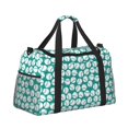 thumbnail image 2 of Xecao Green Baseball Pattern ​Lightweight Crossbody Weekender Bag Mesh Side Pockets Padded Handles Sports Outdoor Gear Organizer, 2 of 7