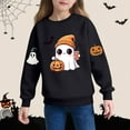thumbnail image 5 of cocolona Girls Halloween Sweatshirts Crewneck Long Sleeve Cute Graphic Shirts Fall Winter Casual Pullover Tops 2-6 Years, 5 of 6