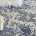 thumbnail image 6 of Nourison Rustic Textures Abstract Grey/Blue 3'11" x 5'11" Area Rug, (4x6), 6 of 8