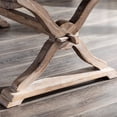 thumbnail image 3 of Connexion Decor Serra Wood with Metal Foil Coffee Table Antique Brown/White Wash, 3 of 8