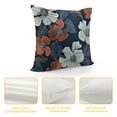 thumbnail image 4 of Creowell Spring Floral Throw Pillow Covers,Decorativewhite Red Peony Flowers Cushion Cover Digital Blended Hidden Zipperl Decorative Pillowcases for Hair Skin Square Multi-Size, 4 of 5
