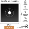 thumbnail image 2 of 10 Pcs Cubiertas Protectoras para Estufa de Gas, Fundas para Quemadores Antiderrames, Cubiertas para Estufa, Ajustables y Resistentes, Fácil Limpieza, Reutilizables (plata), 2 of 4