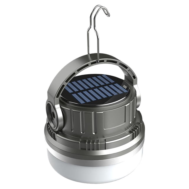 Luz de emergencia para acampar Banco de energía 2400mAh Bombilla para el hogar (Solar negruzca) Verde Hugtrwg Para estrenar