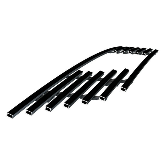 APS Compatible with Ford Mustang 1999-2004 V6 GT V8 Logo Show Main Upper Stainless Steel SS Black Billet Front Grill Grille Insert F66021H