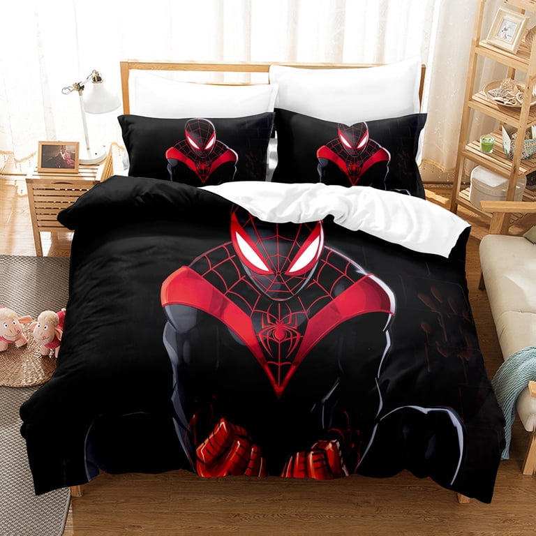 Spiderman Dark Walker 3D Quilt Duvet Cover Set With Pillowcase – Superhero Print