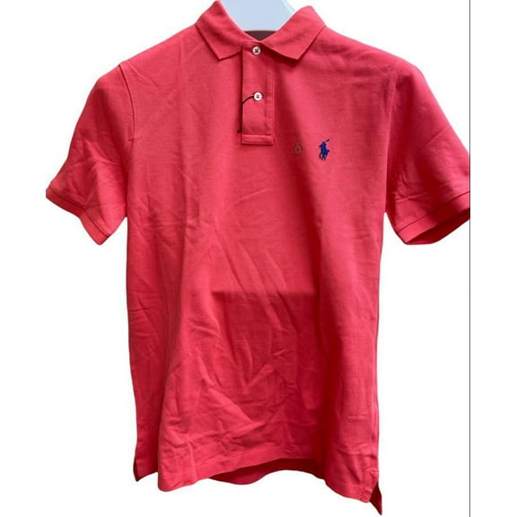 POLO RALPH LAUREN Pink Men's Custom Slim Fit Mesh Polo Shirt, US 2X-Large, NWOT