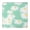 White-232, variant on Square Fitted Tablecloth Waterproof with Watercolor Daisy and Bee Print, Boho Chic Floral Cover for Patio Kitchen Picnic