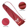 thumbnail image 3 of Unique Bargains Soft Lining Badminton Racquet Cover Bag Pouch with Drawstring, Red 2 Pack, 3 of 7