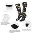 thumbnail image 6 of Balery Vegetable Quiche Fun Novelty Socks Men'S Women'S Crew Socks Funny Crazy Novelty Socks Quirky And Cool Socks, 6 of 9