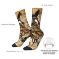 thumbnail image 4 of Susaid Musical Horse Vintage Collage Print Men's Moisture Wicking Cushioned Crew Work Boot Socks Suitable for Size 36-45, 4 of 6