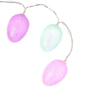 Way To Celebrate Easter Light-Up Glitter Egg Garland