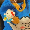 thumbnail image 5 of LLavero de Anime de dibujos animados para niños, Hellokittys de peluche de juguete, colgante de decoración de bolsa Kawaii, muñeco suave lindo, regalo para estudiantes, 5 of 5
