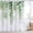 Green, variant on No Hook Shower Curtain with Snap in Liner Eucalyptus Shower Curtain Fabric Waterproof Liner Plants Blue Leaves Modern Shower Curtains for Bathroom Machine Washable, 72 x 75