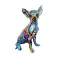 thumbnail image 2 of Estatua de perro colorido BLESIY chihuahua estilo A, 2 of 8