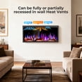 thumbnail image 3 of WAA 17.52 x 50 Wall Mounted Electric Fireplace, 3 of 8
