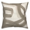 thumbnail image 2 of Creative Products Gray Abstract Brushstrokes 18x18 Indoor / Outdoor Pillow, 2 of 3