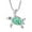 Green, variant on BKBP Opal Sea Turtle Necklace Pendant Necklace Ocean Beach Jewelry Handmade Sea Life Accessory for Women Birthday Gifts Wife Anniversary