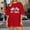 Red, variant on Graphic Tees for Women Elegant Everyday Wear Casual Printed Short Sleeve Round Neck T Shirt Top for Women Versatile Daily for Spring and Summer Red S