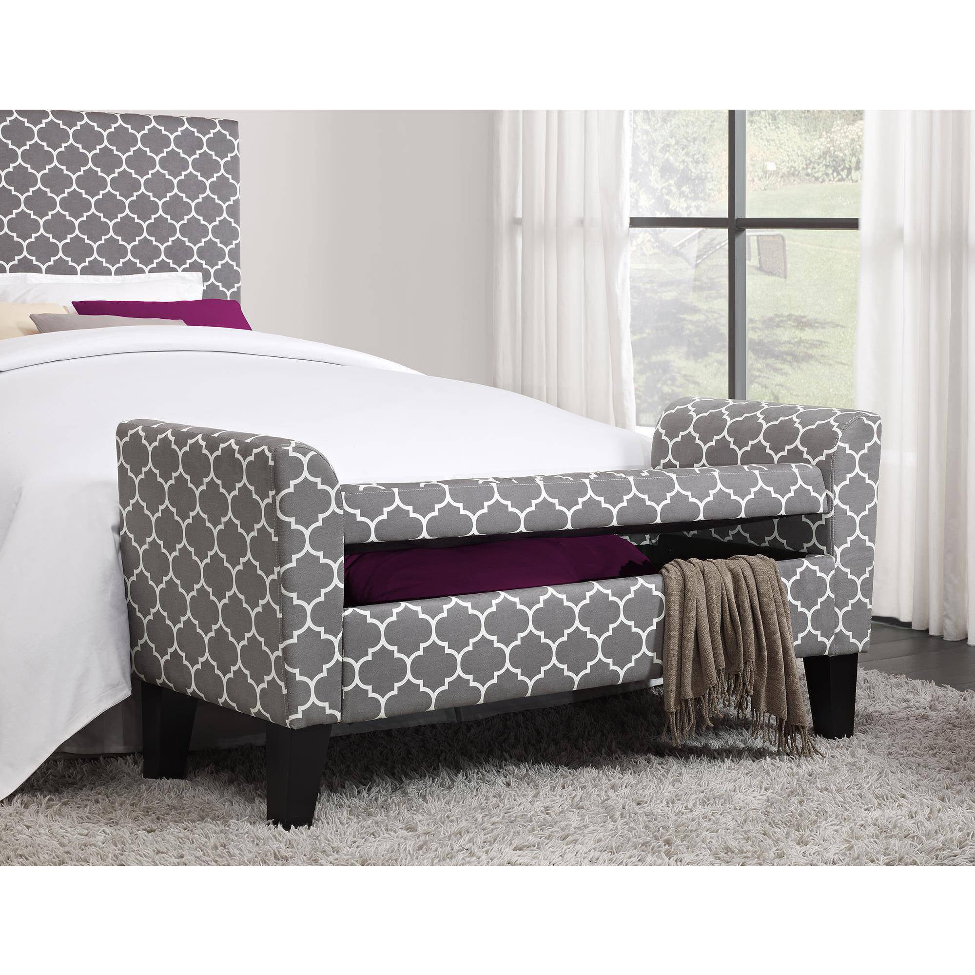 Dorel Home Products Trellis Pattern Storage Bench Greywhite - Dorel Home Products Trellis Pattern Storage Bench Greywhite Walmartcom dorel home products trellis pattern storage bench greywhite - dorel home products trellis pattern storage bench greywhite walmartcom