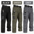 thumbnail image 6 of Mens Casual Pants Canvas Heavy Duty Tactical Quick Dry Utility Pockets Utility Work Tactical Pants for Men, S, 6 of 8