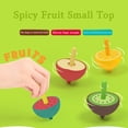 thumbnail image 4 of XWSHYW Juguete para Niños 4 Piezas de Madera Giratoria con Forma de Fruta, Juego Colorido para Niños, Regalo Giratorio, 4 of 5