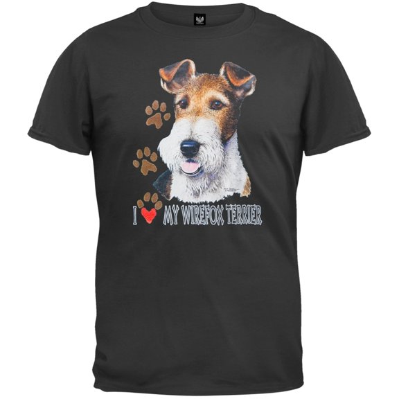 I Paw My Wirefox Terrier Black T-Shirt - 2X-Large