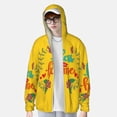 thumbnail image 4 of Fotbe Bless This Home Men's Women's UPF 50+ Sun Protection Jacket Hooded Cooling Shirt with Pockets Hiking Outdoor Performance-XX-Large, 4 of 9
