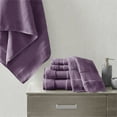 thumbnail image 2 of Madison Park Signature 100 Percent Turkish Cotton Towel in Purple, 2 of 9