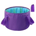 thumbnail image 1 of Paño de Oxford Homemiyn, cuenco plegable portátil de 14l, cubo portátil para acampar al aire libre (14l)(púrpura) Afortunado Sencillez, 1 of 5