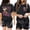 Black, variant on Funny Tequila T-Shirts for Women Casual Summer Stylish Print Crew Neck Short Sleeves Tops Relaxed Fit Comfortable Soft Breathable Workout Leisure Graphic Tee Streetwear Black L