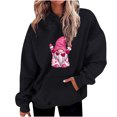 thumbnail image 1 of Birdeem Mode Décontractée pour Femmes Impression de la Saint-Valentin Hauts à Manches Longues Sweat à Capuche, 1 of 1