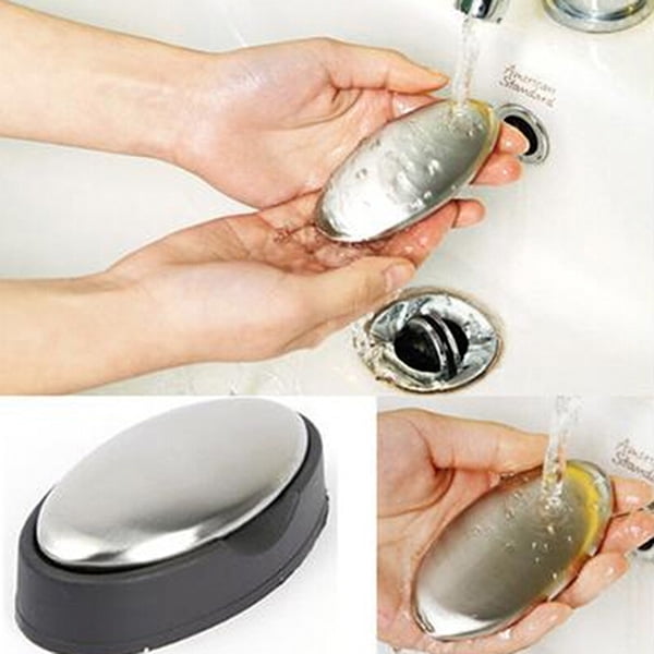 Stainless Steel Soap Hand Odor Remover Bar Eliminating Smells of Onion