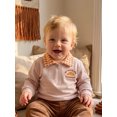 thumbnail image 6 of RUINIXCW Toddler Boy Thanksgiving Pullover Sweatshirt Quarter Zipper Lapel Neck Long Sleeve Croissant/Turkey Embroidery Tops, 6 of 9