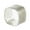 Silver, variant on Fennco Styles Sparkling Square Design Metal Napkin Rings, Set of 4