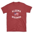 thumbnail image 1 of Algoma Wisconsin Patriot Men's Cotton T-Shirt, 1 of 1
