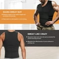 thumbnail image 4 of COMFREE Waist Trainer for Men Hot Neoprene Fat Burning Tummy Control Corset Body Shaper Sauna Sweat Weight Loss Abdomen Workout Vest Tank Top Compression Shirt, 4 of 7