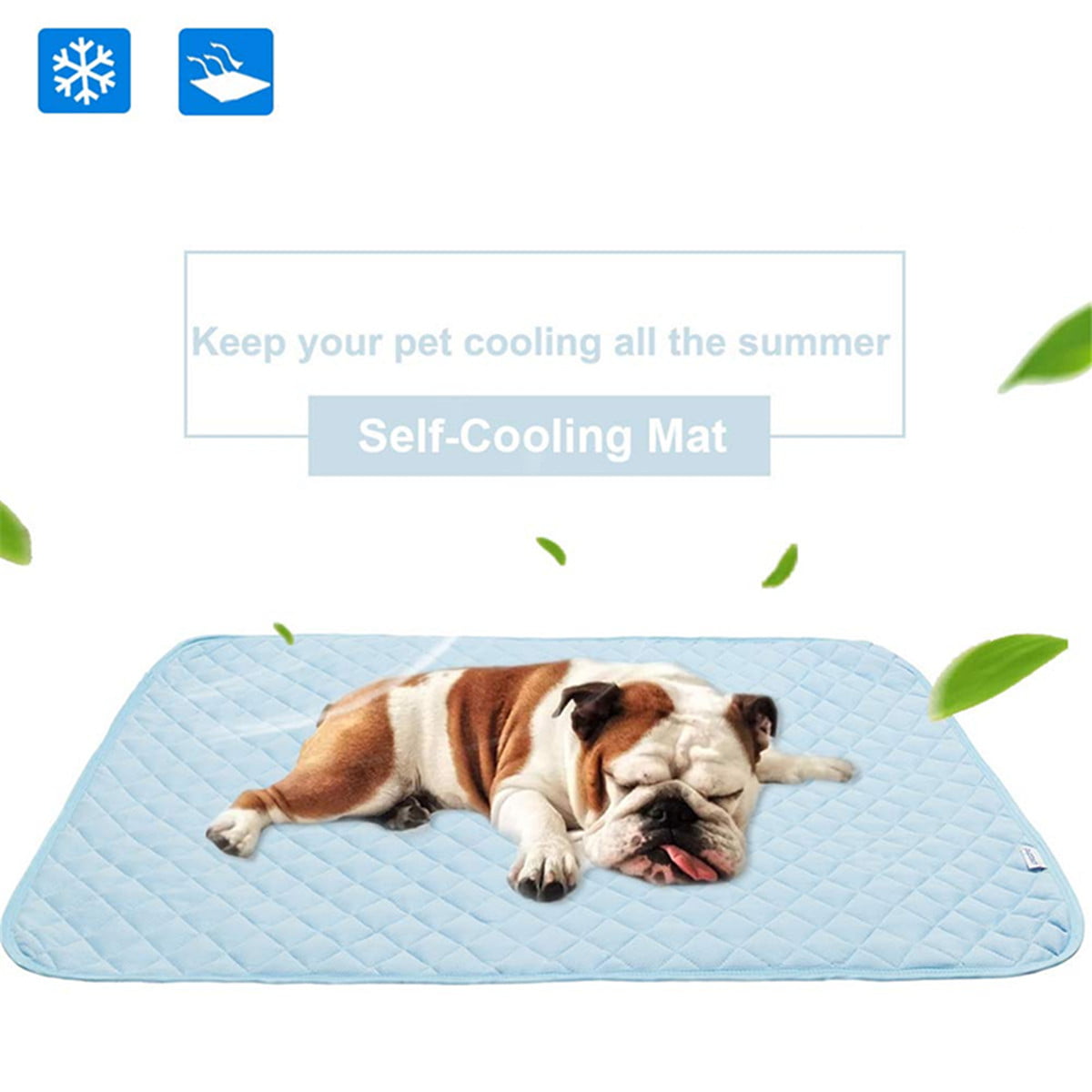 Cooling Gel Pillow Comfort Sleep Cool Pad Laptop Yoga Car Seat Pet Mat 30 x 70cm