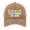 Coffee#725-347, variant on Funny Slogan Washed Cotton Baseball Cap Vintage Casual Dad Hat for Women Outdoor Travel Daily Wear - 4.92" Brim Pink